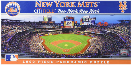 MasterPieces MLB New York Mets Stadium Panoramic Jigsaw Puzzle, Citi Field, 1000 Pieces Masterpieces