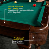 Barrington Billiards 7.5' Springdale Drop Pocket Table with Pool Ball and Cue Stick Set Barrington Billiards