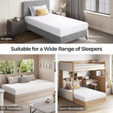 Yaheetech 8 Inch Twin Mattress Cooling Gel Memory Foam Mattress, Green Tea Mattress for Fresher Sleep, Medium Firm, CertiPUR-US Certified, Twin Size Mattress in a Box Yaheetech