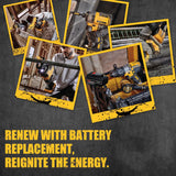 VANON 7.0Ah 20 Volt Replacement for Dewalt 20V Max Battery Lithium Ion Compatible with Dewalt Bateria DCB200 DCB204 DCB206 DCB201 DCB203 DCB181 DCB180 20V VANTTECH Battery 2 Pack. VANON