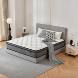 14 Inch Queen Mattress in a Box, Hybrid Cooling Gel Memory Foam & Pocketed Coils, Medium Firm, CertiPUR-US Certified, Pressure Relief, Motion Isolation Zentilla