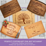 Tayfus Personalized Cutting Board, Engraved Wood Cutting Boards for Kitchen and Wedding Registry Ideas - Customized Gifts of Charcuterie Boards, Personalized Gifts — Anniversary Gift for Couple Tayfus