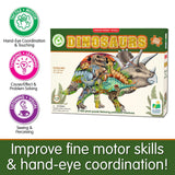 The Learning Journey: Wildlife World - Dinosaurs Puzzle - 200pcs Challenging Jigsaw Puzzles - Intellectual Game Learning Education Kids Age 6-12 The Learning Journey