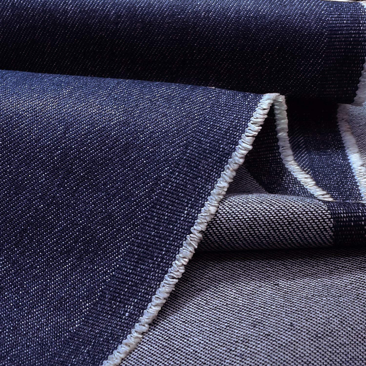 8.5OZ Cotton Durable Denim Fabric 67 Inches Width Entelare(Deep Blue 1Yard) ENTELARE