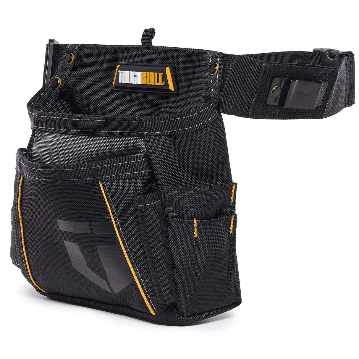 ToughBuilt - Apron Pouch - 6-Pockets with Durable Tape and Hammer Holders - Heavy Duty, Deluxe Premium Quality, Durable - (TB-310) ToughBuilt