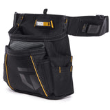 ToughBuilt - Apron Pouch - 6-Pockets with Durable Tape and Hammer Holders - Heavy Duty, Deluxe Premium Quality, Durable - (TB-310) ToughBuilt