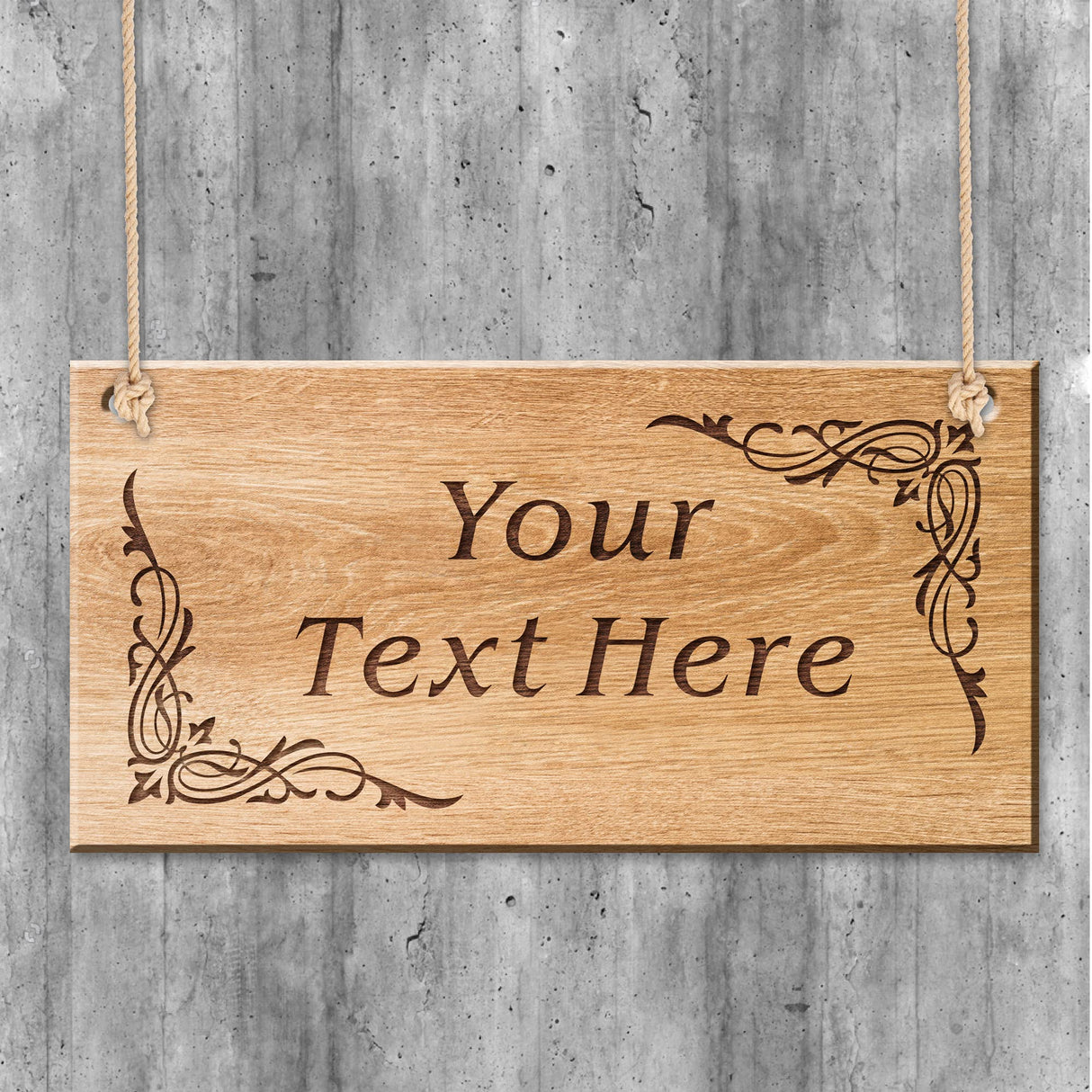 Personalized Signs Plaques Door Sign Engraved Wooden Garden Signs Custom Gifts Room Sign Custom Gift Wall Hanging Sign Plaque Wall Decoration for Front Door Home Garden (Design 2) howson london