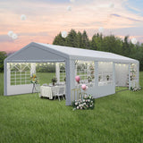 20' x 30' Heavy Duty Party Tent, Outdoor Large Wedding Tent with Removable Sidewalls, Event Canopy Shelter for Birthday Party, Outdoor Event Raysfung