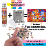 Small Jigsaw Puzzles for Adults 150 Pieces Kitchen Puppy & Kitten Mini Jigsaw Puzzles Challenging Mini Puzzles Tiny Jigsaw Puzzles 6 x 4 Inches, 3 Pcs,Mini Easel Included BJscoe
