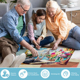 500 Pieces Puzzle for Adults Puzzle Cat Paris Puzzle for Elderly Children, Recycled Paper Jigsaw Puzzle 500 Pieces Challenging Puzzle Family Game Gift for Friends, Finished Size is 21x15 in Jeacirio