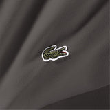 Lacoste 100% Cotton Percale 4-Piece Sheet Set – Cool, Crisp, Matte, and Durable, Oeko-Tex Certified – Solid, Dark Gray, Queen Lacoste