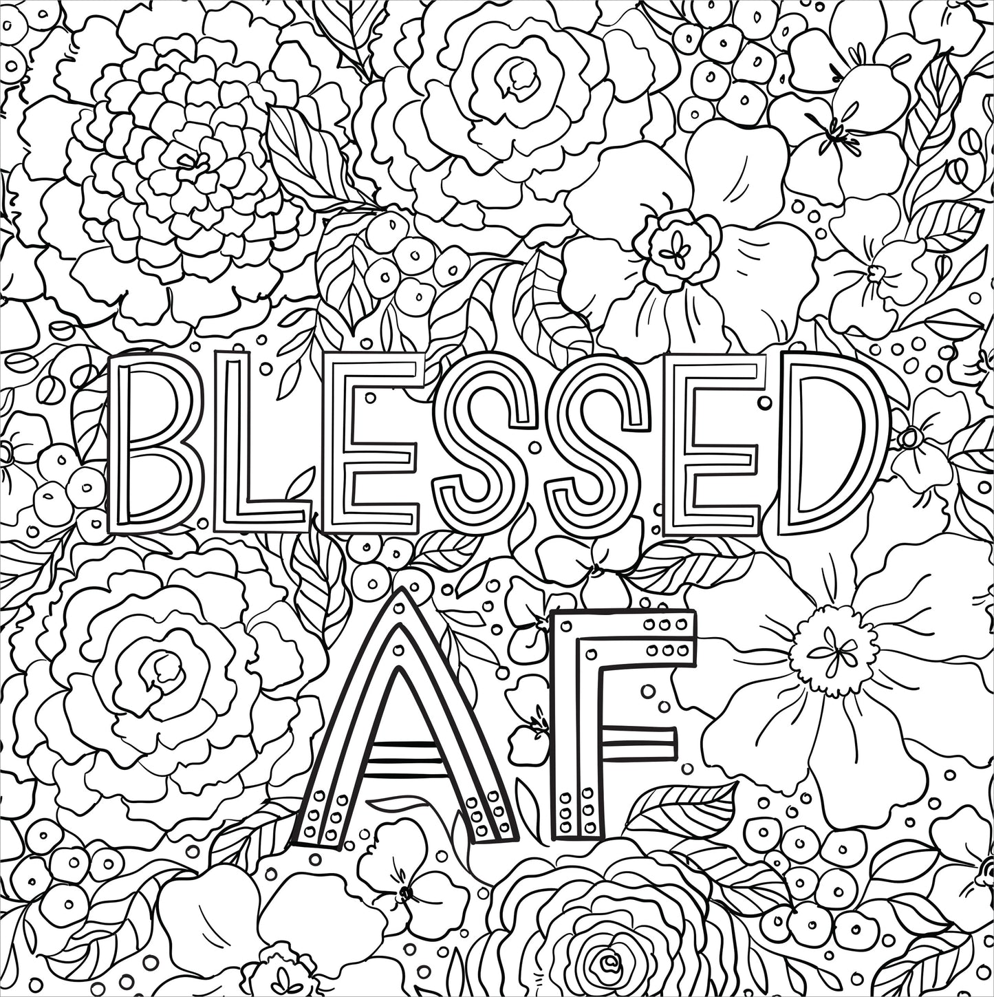 Inner Fucking Peace Adult Coloring Book (31 stress-relieving designs. Micro-perforated pages are easy to remove!)