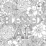 Inner Fucking Peace Adult Coloring Book (31 stress-relieving designs. Micro-perforated pages are easy to remove!) PETER PAUPER PRESS