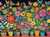 Cross & Glory - Floral Fantasia: A Butterfly's Haven - 1000 Piece Jigsaw Puzzle for Adults | Glare-Free | Colorful Garden and Butterfly Scene | Flower Puzzle Cross & Glory