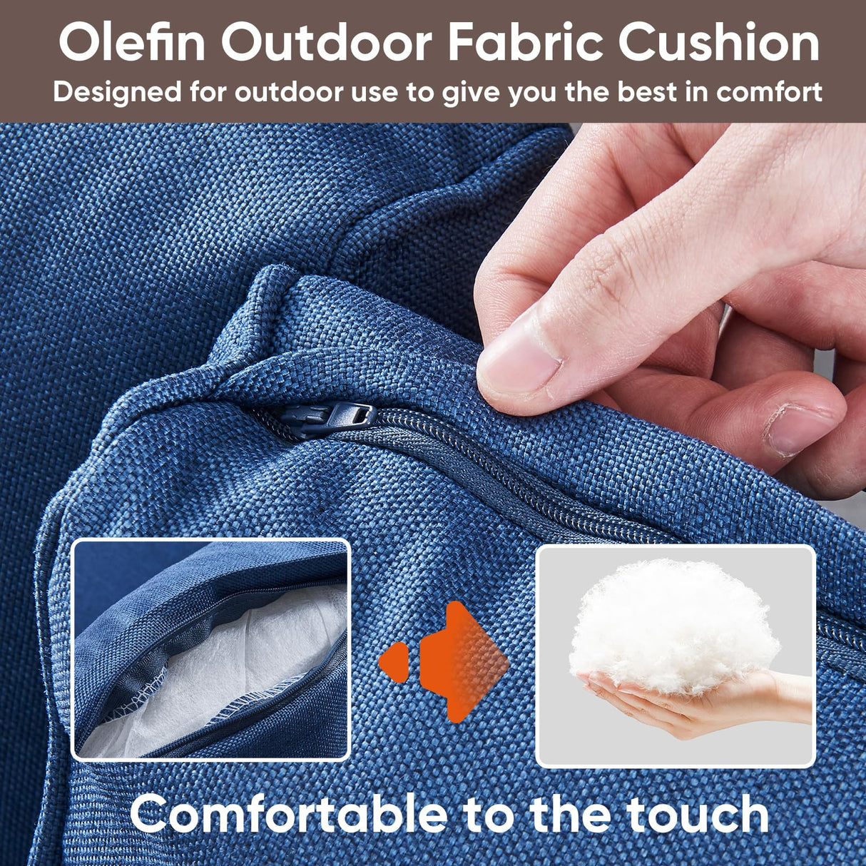 HUMMUH Patio Furniture Set with Fire Pit,Outdoor Modular Sectional Couch Loveseat Chairs with Table,All Weather PE Wicker Patio Conversation Sets for Deck Porch Backyard HUMMUH