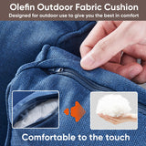 HUMMUH Patio Furniture Set with Fire Pit,Outdoor Modular Sectional Couch Loveseat Chairs with Table,All Weather PE Wicker Patio Conversation Sets for Deck Porch Backyard HUMMUH