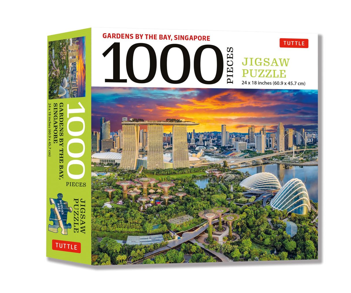 Singapore's Gardens by the Bay - 1000 Piece Jigsaw Puzzle: (Finished Size 24 in X 18 in) Tuttle Publishing