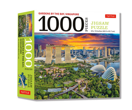 Singapore's Gardens by the Bay - 1000 Piece Jigsaw Puzzle: (Finished Size 24 in X 18 in) Tuttle Publishing