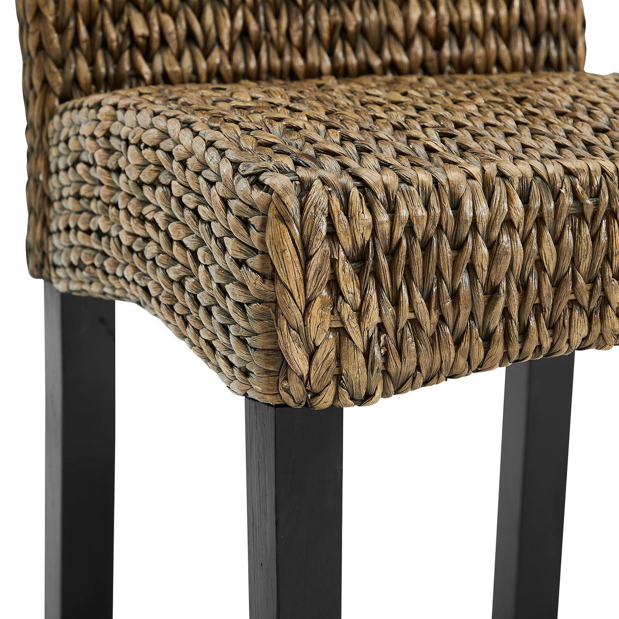 Crosley Furniture Edgewater Handwoven Natural Fiber Rattan Dining Chairs Set of 2, Seagrass Crosley Furniture