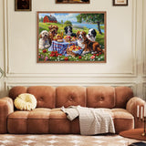 500 Pieces Puzzles for Adults–Dogs Jigsaw Puzzle for Adults Children Elderly–Recycled Paper Puzzle 500 Pieces–Challenging Family Activity Game Gift for Family Friends Men Women Seniors (21x15in) Jeacirio