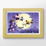 Pintoo Jigsaw Puzzles 600 Piece for Adults - Mandie - Moon Night Beautiful Plastic Puzzle for Home Decor Zero Dust Easy Storage [H2344] Pintoo