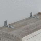 IRONCK Kitchen Pantry Storage Cabinet 72.6" H, with Barn Doors, Drawer, 4 Adjustable Shelves, Freestanding Cupboard for Dining Room Living Room, Laundry, Rustic Maple IRONCK