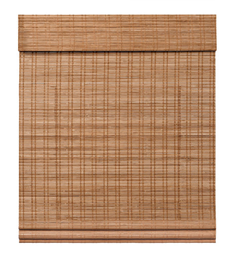 LazBlinds Cordless Bamboo Roman Shades, Light Filtering Window Treatment, Roll Up Bamboo Blinds for Windows, 45'' W x 60'' H LazBlinds