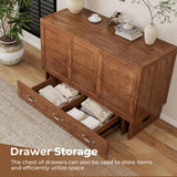 Nesbsakte Queen Murphy Bed Cabinet: Hidden Space-Saving Solid Wood Cabinet Bed with USB Charging for Beedrooms and Apartments(Mattress Not Included) Yellow Brown-15 Nesbsakte