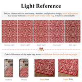 WondRg Christmas Area Rug 5x7 Red Washable Non-Slip Holiday Area Rug Reindeer Christmas Tree Carpet for Living Room Bedroom Dining Room Playroom Office WondRg