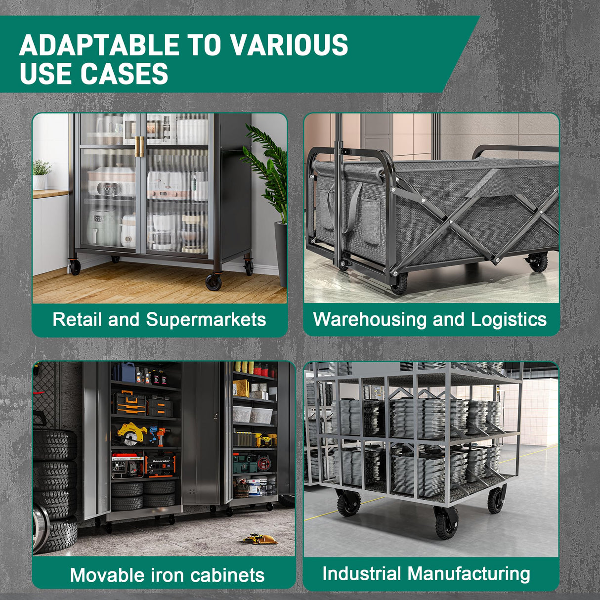 DOZAWA 6 Inch Heavy Duty Caster Wheels Set of 2 (2 Swivel with Brake), 330lb Capacity per Wheel, Solid Rubber Knobby Tread for Workbench, Cart, Dolly, Trolley, Wagon, Chicken Coop, and Outdoor Use DOZAWA