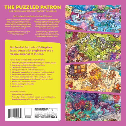 The Puzzled Patron • 1000-Piece Jigsaw Puzzle from The Magic Puzzle Company • Series Three