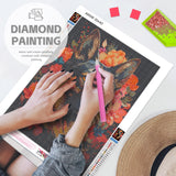 Diamond Art Kits for Adults, 5d DIY Flower Dog German Shepherd Full Drill Diamond Painting Kits for Adults Beginners, Diamond Painting Art Craft Kits for Adults, Wall Home Decor(No Frame) 12x16 Inch GVYGVY