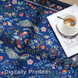 Rugcomf Runner Rug Washable Kitchen Runner 2'x 6'Runner Rug Floral Non-Slip for Entryway Indoor Soft Carpet Runner for Hallways, Kitchen, Laundry, Bedroom, Bathroom(Blue) Rugcomf