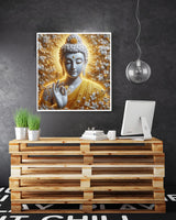 5D Diamond Painting Kits for Adults Beginners,DIY Buddha Diamond Art Kits,Full Round Drill Diamond Dot Gem Art Kits, Home Wall Decor 16x16 Inch AREOPNMG
