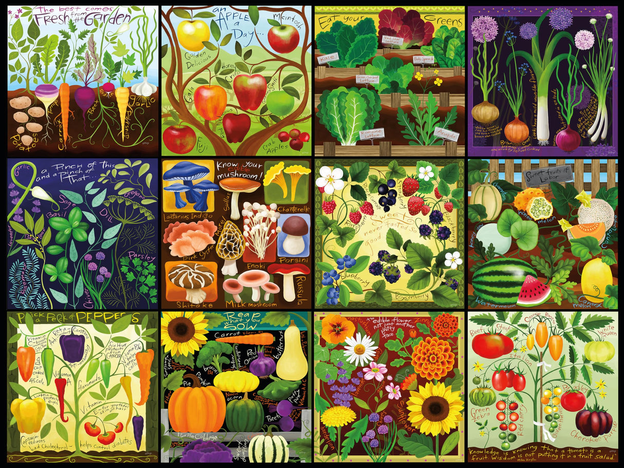 Ceaco - Tracy Flickinger - Colorful Harvest - 300 Piece Jigsaw Puzzle Ceaco