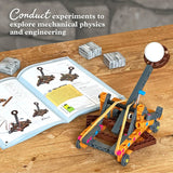Thames & Kosmos Catapult Engineering STEM Maker Kit, Build 6 Models of Unique Medieval Machines, Explore Mechanical Physics, Includes Safe Foam Balls & Soft-Tipped Projectiles, Suitable for Ages 8+ Thames & Kosmos