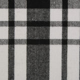 DII Home Sweet Farmhouse Plaid Tabletop Collection, Placemat Set, 13x19, French Stripe Black, 6 Piece DII