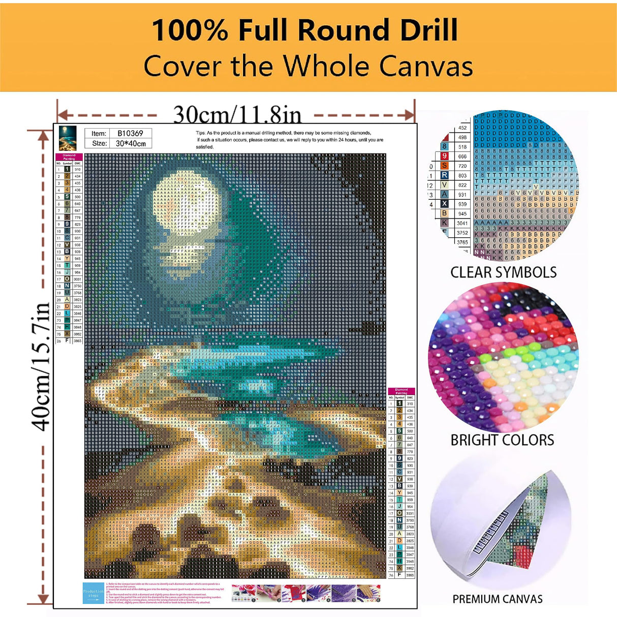 Mowana 2 Pack Moon Beach Diamond Art Kits for Adults – Moonlight Diamond Painting on Canvas, Landscape & Moonwaterfall Relaxing 5D DIY Diamond Art Painting Kit Wall Decor 12x16inch Mowana