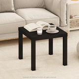 Furinno Simple Square Coffee Table, Side Table, Black Furinno