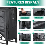 Himal Outdoors Firewood Racks Cover Log Rack Waterproof Firewood Cover Fit 8FT Wood Rack Himal Outdoors