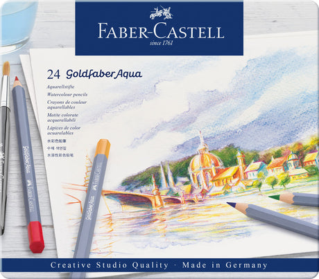 Faber-Castell Creative Studio Goldfaber Watercolor Pencils (24 Count) Faber-Castell