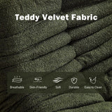 Bean Bag Chair, Loveseat Fireside Chair Bean Bag Sofa Large Bean Bag Chair for Adults, 2 Seater Bean Bag Chairs for Teens with High Density Comfortable Foam, Bean Bag for Living Room, Bedroom (Green) YVDNHP