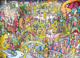 Cross & Glory - Jurassic Jive: A Night of Dino Jazz - 1000 Piece Jigsaw Puzzle for Adults & Kids 12+ & Kids | Whimsical Prehistoric Jazz Club Theme with Colorful Dinosaurs Cross & Glory