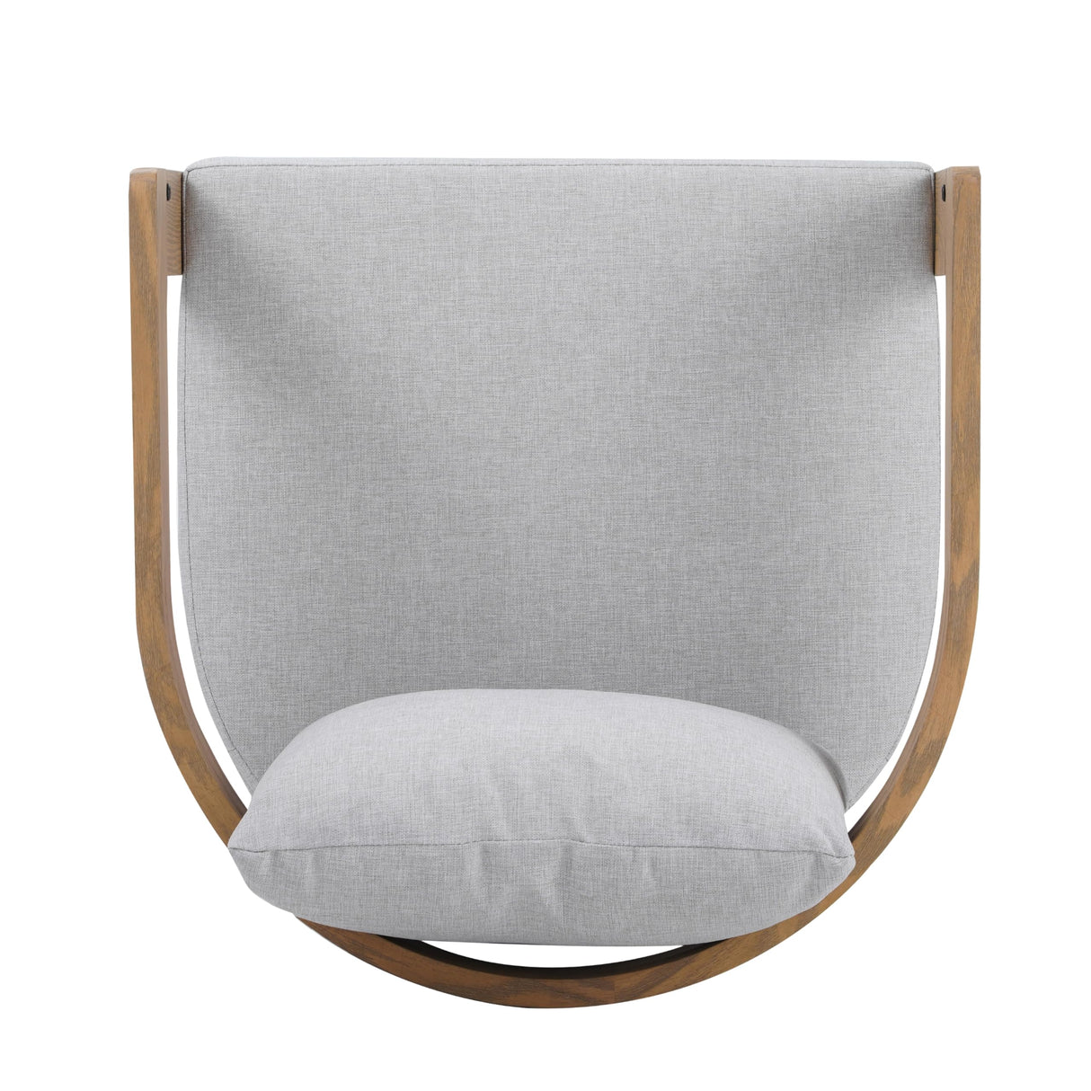 GDFStudio Dining Chairs Set of 2, Aluminum Patio Chairs with Beige Cushion,Modern Armchair Seating for Outdoor Indoor Backyard Poolside Balcony 300 Lbs Heavy Duty 31" H Light Gray,Teak GDFStudio