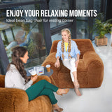 Hobestluk Bean Bag Chair Giant Bean Bag Chairs for Adults, Bean Bag Sofa Chair with Armrests, Oversize Beanbag Couch Comfy Chair for Bedroom, Living Room, Dorm and Office Hobestluk