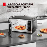 TOSHIBA ML4-EM22PAIT(SS) Countertop Microwave Oven with Sensor Cook, 6 Auto Menus, Origin Inverter, Child Lock, 2.2 Cu Ft for Large Family, 16.5 Inch Removable Turntable, 1200W, Stainless Steel TOSHIBA