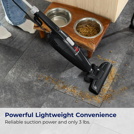 Bissell Featherweight Stick Lightweight Bagless Vacuum with Crevice Tool, 2033M, Black Bissell