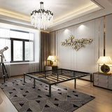 45MinST 14 Inch Platform Bed Frame/Easy Assembly Mattress Foundation / 3000lbs Heavy Duty Steel Slat/Noise Free/No Box Spring Needed, King 45MinST