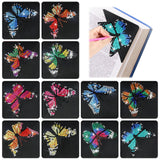 Ireer 12 Pcs Diamond Painting Corner Bookmark Kits 5D DIY Page Book Marks Diamond Art Crafts Bookmarks for Adults Women Graduation Birthday Supplies(Butterfly) Ireer