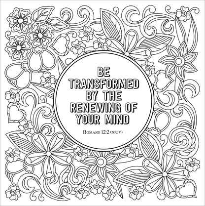 Blessed Adult Coloring Book (31 stress relieving designs. Micro-perforated pages. Art on one side only!)